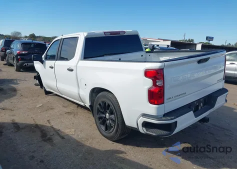 2022 Chevrolet Silverado 1500 2Wd Short Bed Custom из США, поврежденный, VIN 3GCPABEK4NG593138